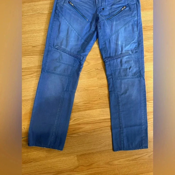 PRPS Straight Barracuda Fit Moto Biker Men’s Jeans - Picture 3 of 9